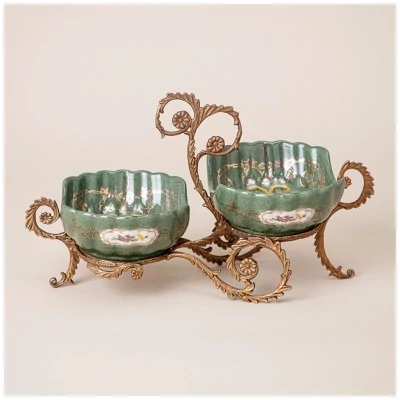 Блюдо декоративное 30.5x13x...