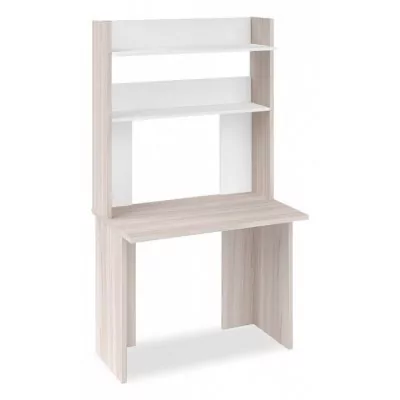 Стол компьютерный Домино Lite СКЛ-Прям100(без тумбы)+НКЛХ-100 КБЕ MER_SKL-Pryam100_bez_tumby_NKLH-100_KBE