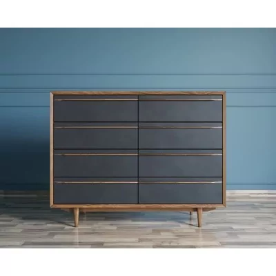 Комод Bruni Black на восемь...