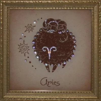 Картина Овен Малый с криста...