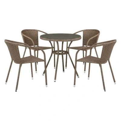 Набор уличный T282ANT/Y137C-W56 Light Brown 4Pcs AFN_T282ANT_Y137C-W56_Light_Brown_4Pcs