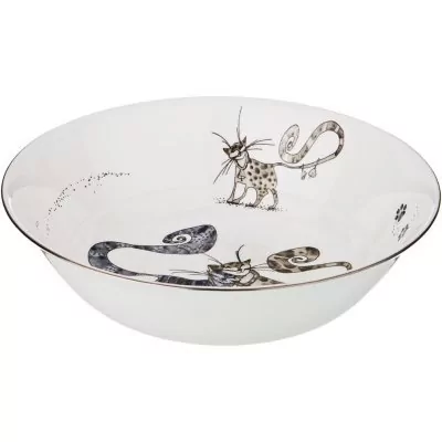 Салатник - тарелка суповая lefard "котики" 16*5 см (86-2313) 