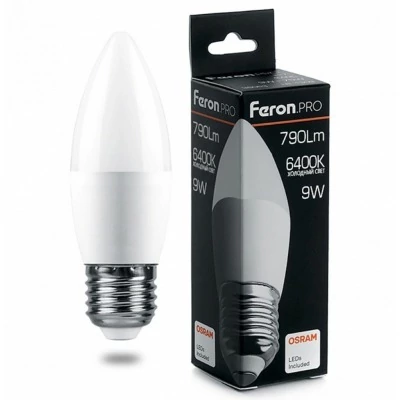Лампа светодиодная Feron LB-1309 E27 9Вт 6400K 38064 FE_38064
