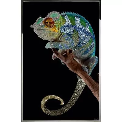 Картина Хамелеон с кристаллами Swarovski (2367)