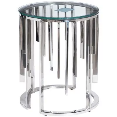 Стол журнальный стекло проз...