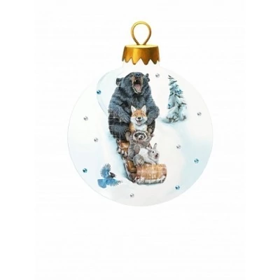 Новогодний шар Веселье звер...