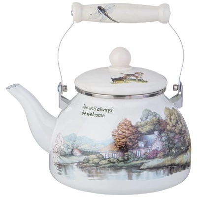 Чайник agness эмалированный...