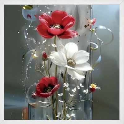 Фото Картина ЧАРУЮЩИЕ МЕЧТЫ с кристаллами Swarovski (3172) - интернет-магазин МегаТерем в Москве