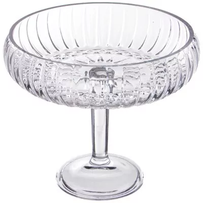 Блюдо на ножке, 24х16 см Alegre Glass (337-100)