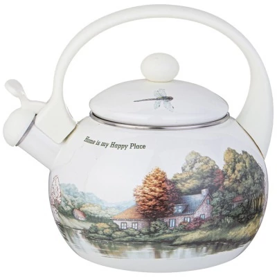 Чайник agness эмалированный...