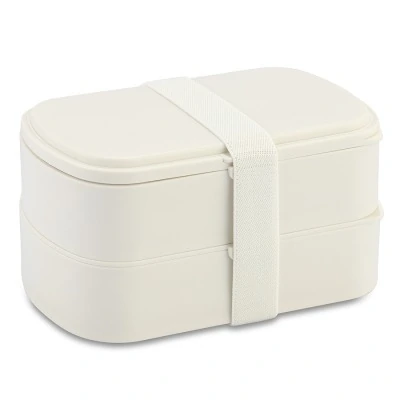Ланч-бокс с приборами food time, 1 л, молочный (79039)