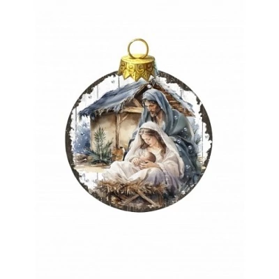 Новогодний шар Отблески Рож...