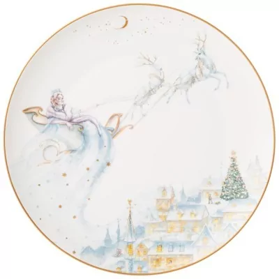 Тарелка обеденная lefard "снежная королева" 25,5 см (590-548) 