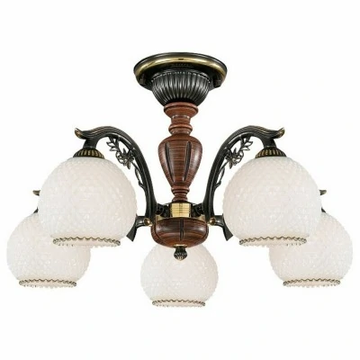 Люстра на штанге Reccagni Angelo 8610 PL 8630/5 RA_PL_8630_5
