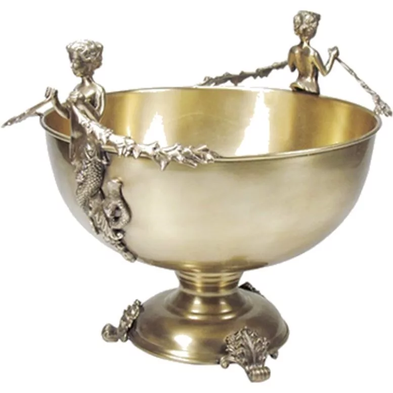 Фото Чаша 11272/AB, 31 см, латунь, Antique brass, ROOMERS TABLEWARE - интернет-магазин МегаТерем в Москве