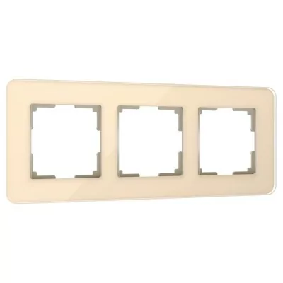 Рамка на 3 поста Werkel Elite (айвори, стекло) W0032443 WRK_a057884