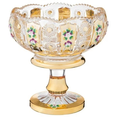 Конфетница "голден" диаметр=18,5 см. высота=20 см. Lefard (195-145)