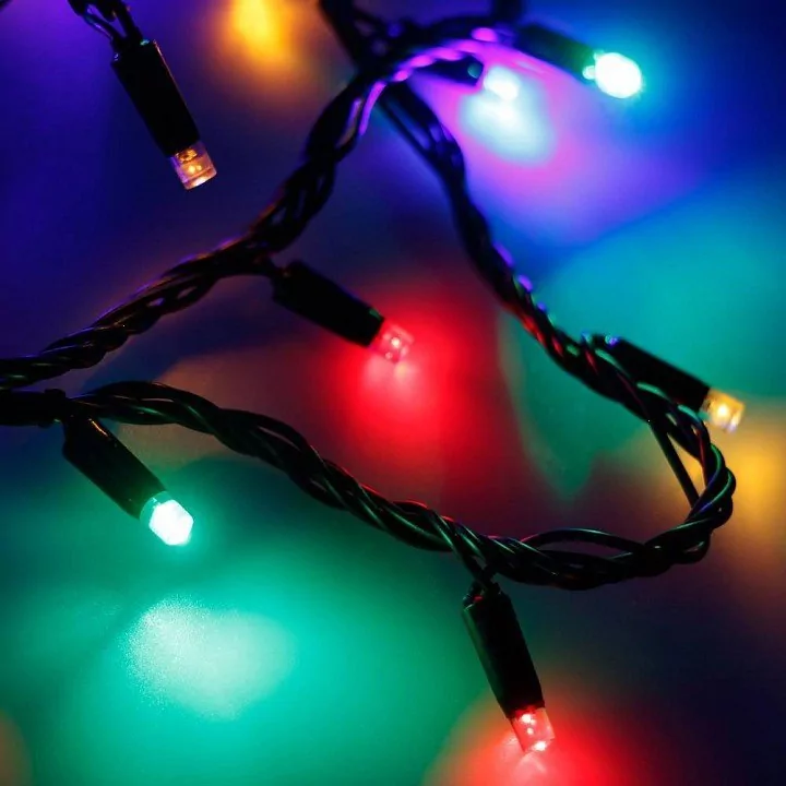 Фото Гирлянда нить [10 м] Arlight String ARD-STRING-PRO-10000-BLACK-100LED-LIVE RGB (230V, 7W) - интернет-магазин МегаТерем в Москве