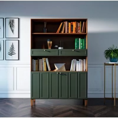 Стеллаж широкий двухстворча...