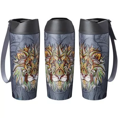 Термокружка agness лев с кн...