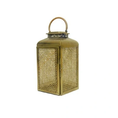 Подсвечник F962-L-BB, сталь, стекло, brass, ROOMERS FURNITURE