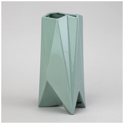 Ваза 10.5*8*24см цвет: мятный Lefard (374-136)