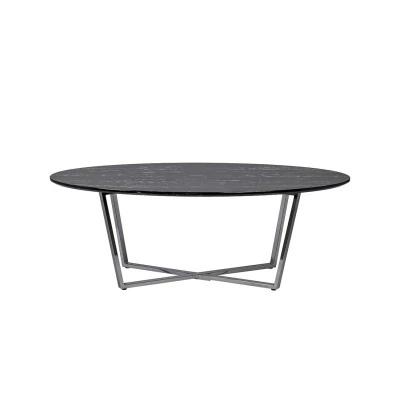 Стол журнальный овальный че...