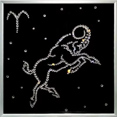 Картина Овен 25х25 см с кри...