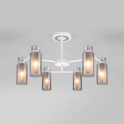 Люстра на штанге Eurosvet Amado 70115/6 белый EV_a061528