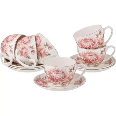 Чайный набор lefard "астра" на 6 пер. 12 пр. 330 мл (415-2161) 