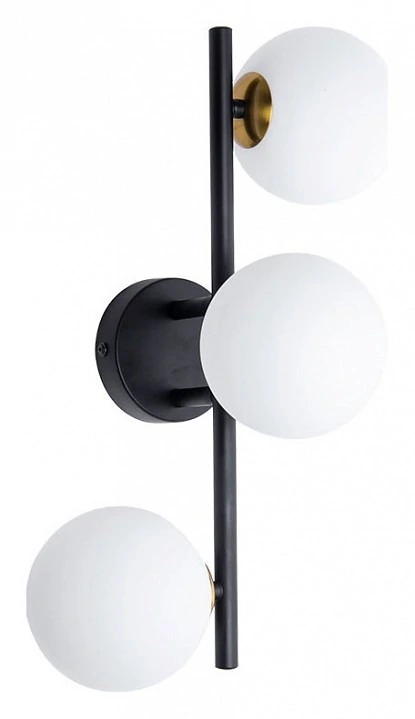 Фото Бра Arte Lamp Gemini A2243PL-3BK AR_A2243PL-3BK - интернет-магазин МегаТерем в Москве