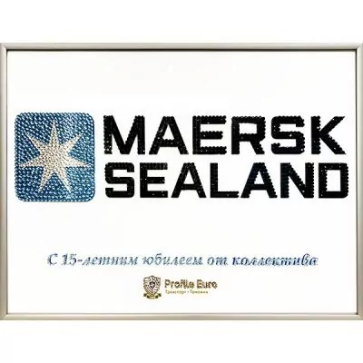 Картина Логотип Maersk с кр...