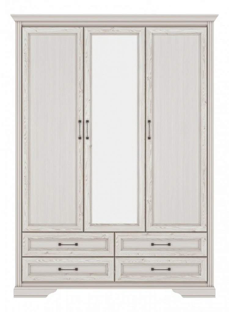 Фото Шкаф платяной Стилиус B169-SZF3D4S BRW_UT-70005301 - интернет-магазин МегаТерем в Москве