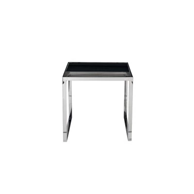 Стол журнальный черн.стекло...