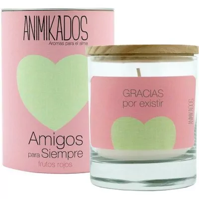 Свеча ароматическая animikados, friends for life, frutos rojos, 40 ч (73308)
