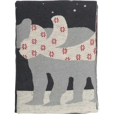 Плед из хлопка с новогодним...