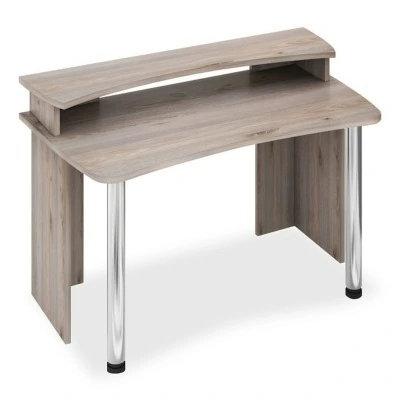 Стол компьютерный Домино Лайт СКЛ-Софт140+НКИЛ140 MER_SKL-Soft140-NKIL140_N