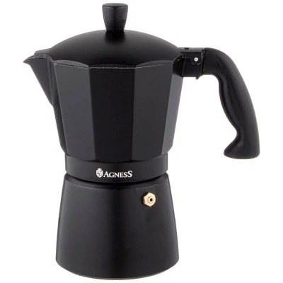 Кофеварка гейзерная "bonjour", 300 мл на 6 чашек Agness (944-011)