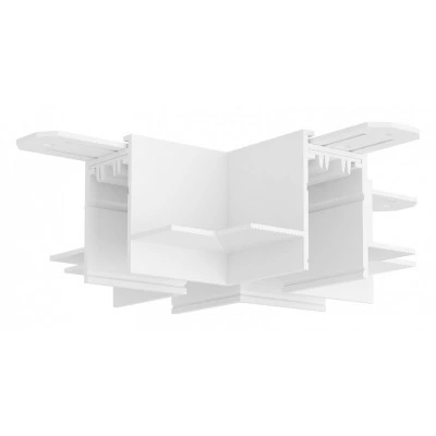 Соединитель X-образный для треков Denkirs SMART HIDE TR2114-WH DK_TR2114-WH