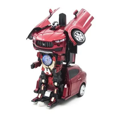 Радиоуправляемый трансформер Maserati Levante Red 1:14 (стреляет присосками) (MZ-2392PF)