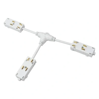 Токопровод T-образный центральный Denkirs SMART UNI TR2115-WH DK_TR2115-WH