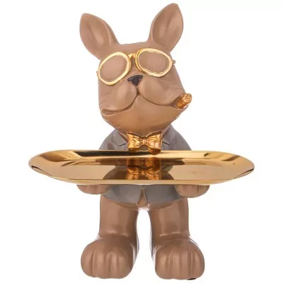Подставка декоративная для мелочей "собака" 14х15,5х29см Lefard (146-1737)
