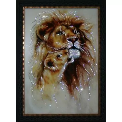 Картина Король Лев с кристаллами Swarovski (1723)
