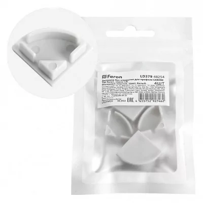 Заглушка для профиля Feron LD379 48254 FE_48254
