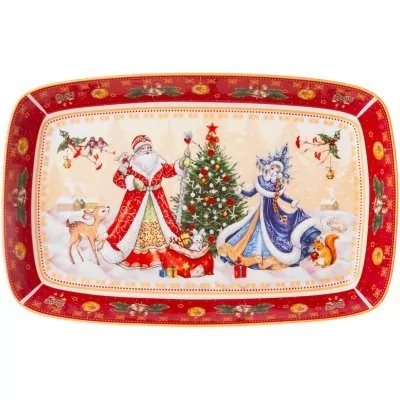 Блюдо lefard дед мороз и сн...