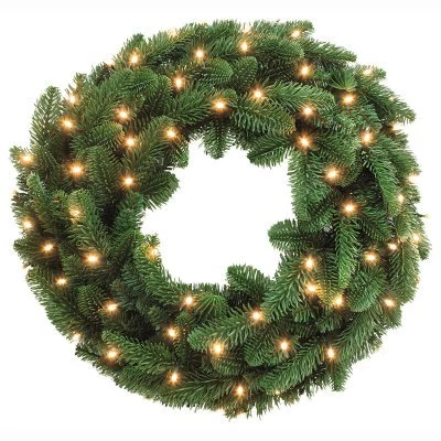 Triumph Tree декор круг лесная красавица 45 см 48 ламп зеленая