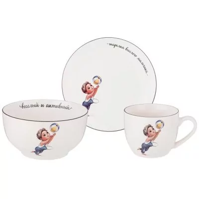 Набор посуды lefard веселый...