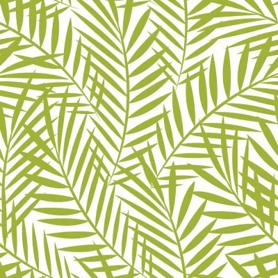 Салфетки palm leaves 20 шт. 33х33 см светло-зелёные (61113)