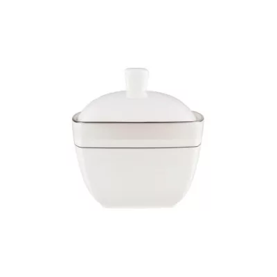 Сахарница D0880/A2101538, костяной фарфор, chrom/white, MIKASA