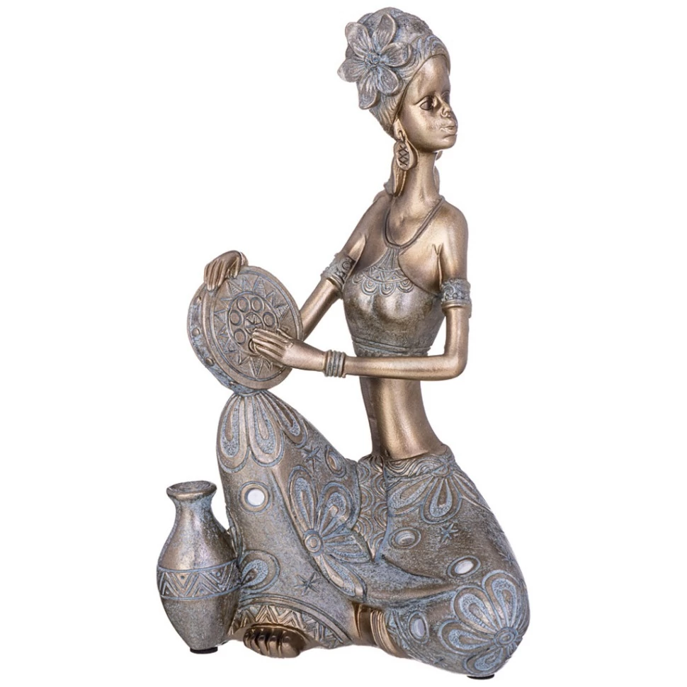 Фото Фигурка африканка 14*9*22,5 см Lefard (79-213) - интернет-магазин МегаТерем в Москве
